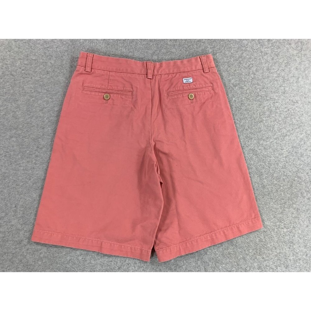 Vineyard Vines Classic Solid 100% Cotton Chino Shorts (Boy's Size 18) Jetty Red - Picture 11 of 11